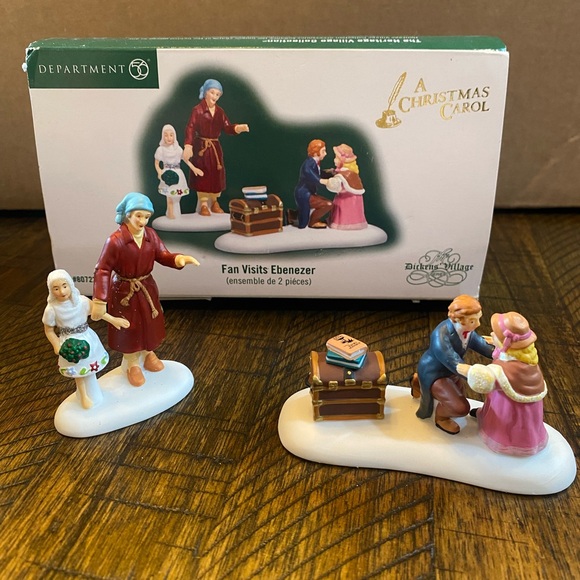 Department 55 A Christmas Carol Visit, Fan Visits Ebenezer, Saltwaterr Taffy - Picture 5 of 17